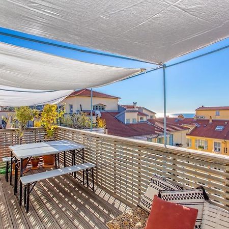 #9 Opera'S Duplex Panoramic Sea View Terrace & Ac 1Min To Beach Nizza Exterior foto