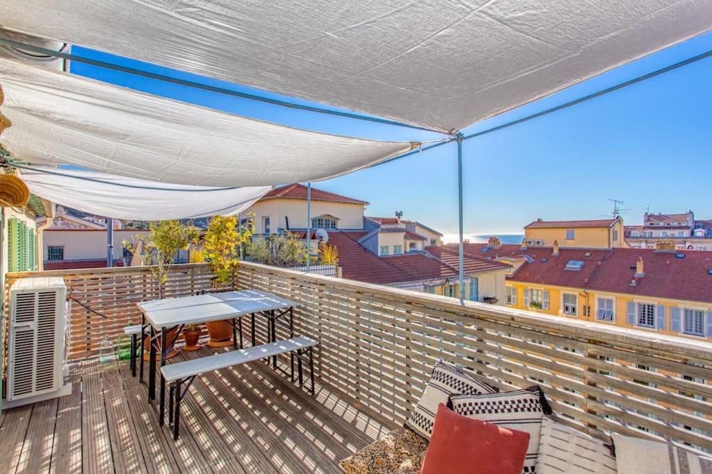 #9 Opera'S Duplex Panoramic Sea View Terrace & Ac 1Min To Beach Nizza Exterior foto